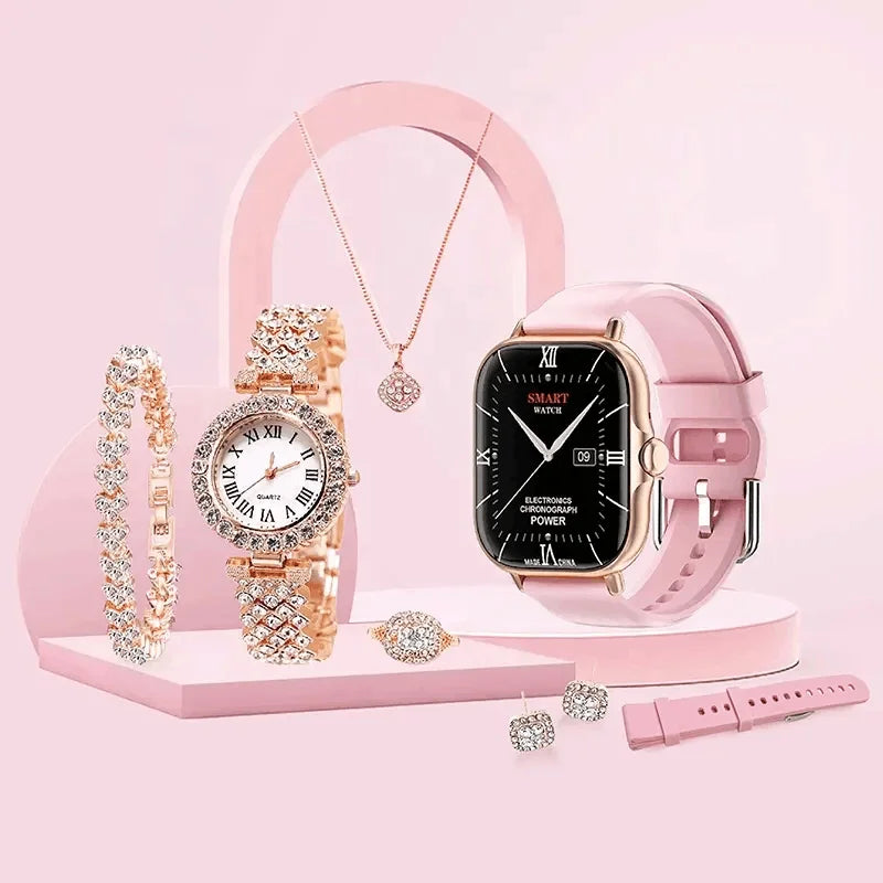 Elegance SmartWatch & Jewelry Set